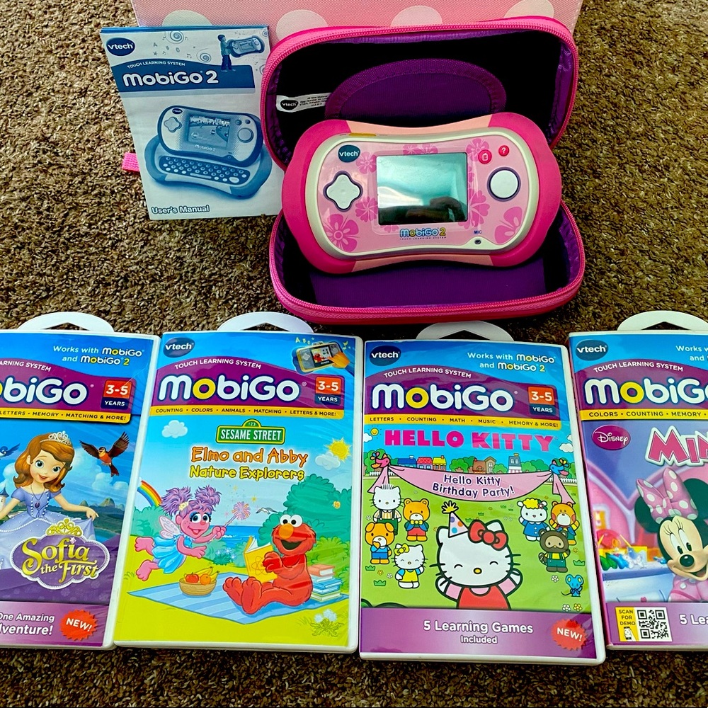 MobiGo 2 Touch learning system Plus 4 games